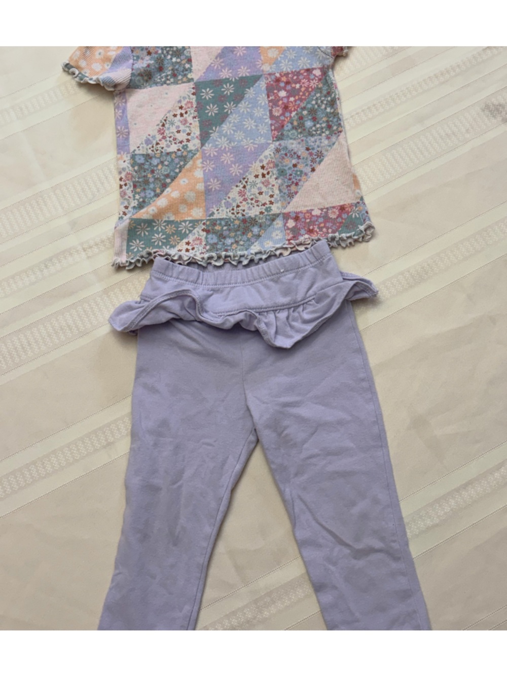 Garanimals Lilac Baby Shirt And Leggings Duo